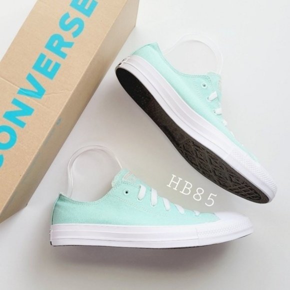 Converse CTAS OX Ocean Mint Natural White Women's 10 - Picture 1 of 6